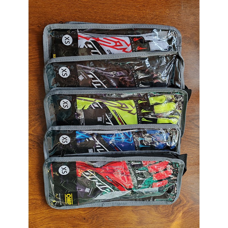 Omp Kart Racing Simulator ถุงมือด้านนอกเย็บซิลิโคนกันลื่นทนต่อการสึกหรอผู้ใหญ่ F1 Racing Training ถุงมือ