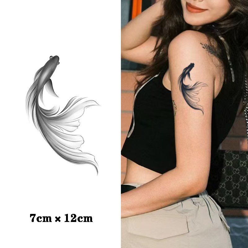 【COCO Magic tattoo】 ติดทนนาน15วัน ;7ซม*12ซม.;สติ๊กเกอร์รอยสักกันน้ําติดทนนานปลอมรอยสักชั่วคราวสักกึ่งถาวร