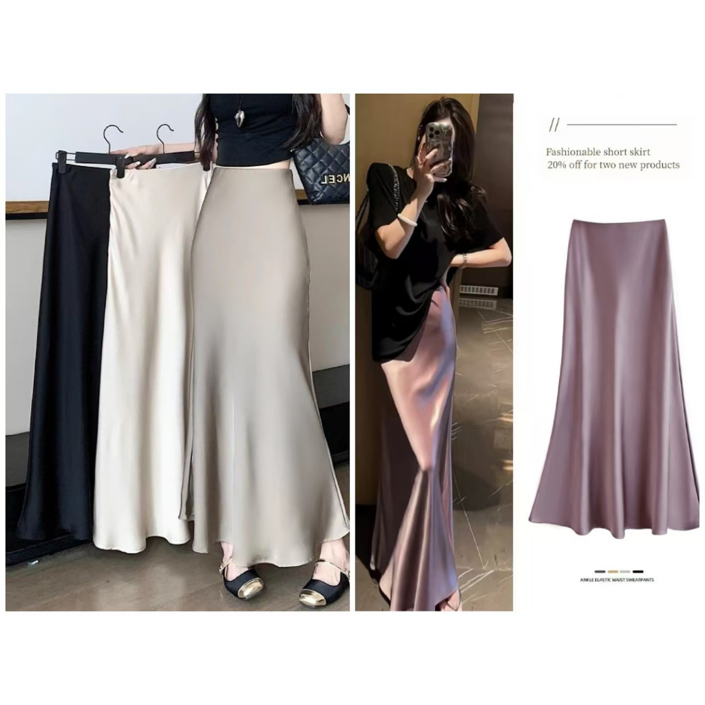 ผู้หญิงฤดูร้อน High-End แฟชั่นอารมณ์กลางความยาวเอวสูงสะโพก-Covering ผ้าม่าน a-Line สะโพก @-