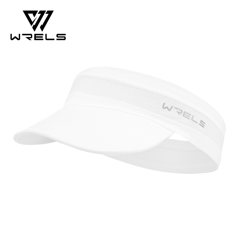 WRELS หมวกบังแดด ปรับได้ แบบพกพา พร้อมที่คาดผม กันเหงื่อ สําหรับผู้หญิง (46-60 ซม.)
