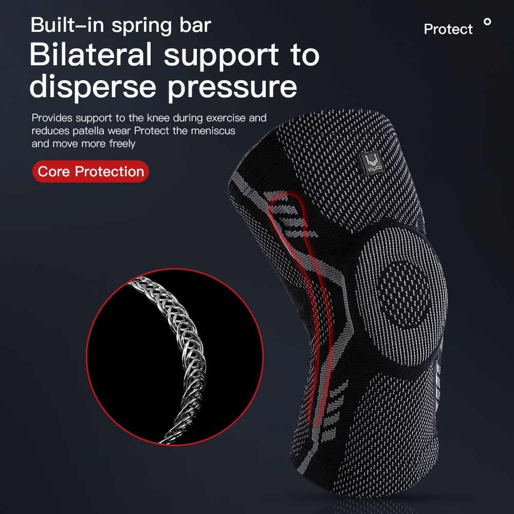 ซิลิโคนเบาะโรคข้ออักเสบบรรเทาบาสเกตบอลเข่า Pads Patella Brace Kneepad Joint Support การบีบอัดแขนเข่ารั้ง