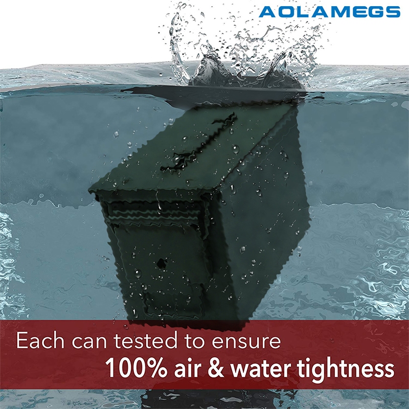 Aolamegs Metal Sheet Metal and Hardware Tool Storage Box, Small, Multifunctional Protection, Portable Empty Box