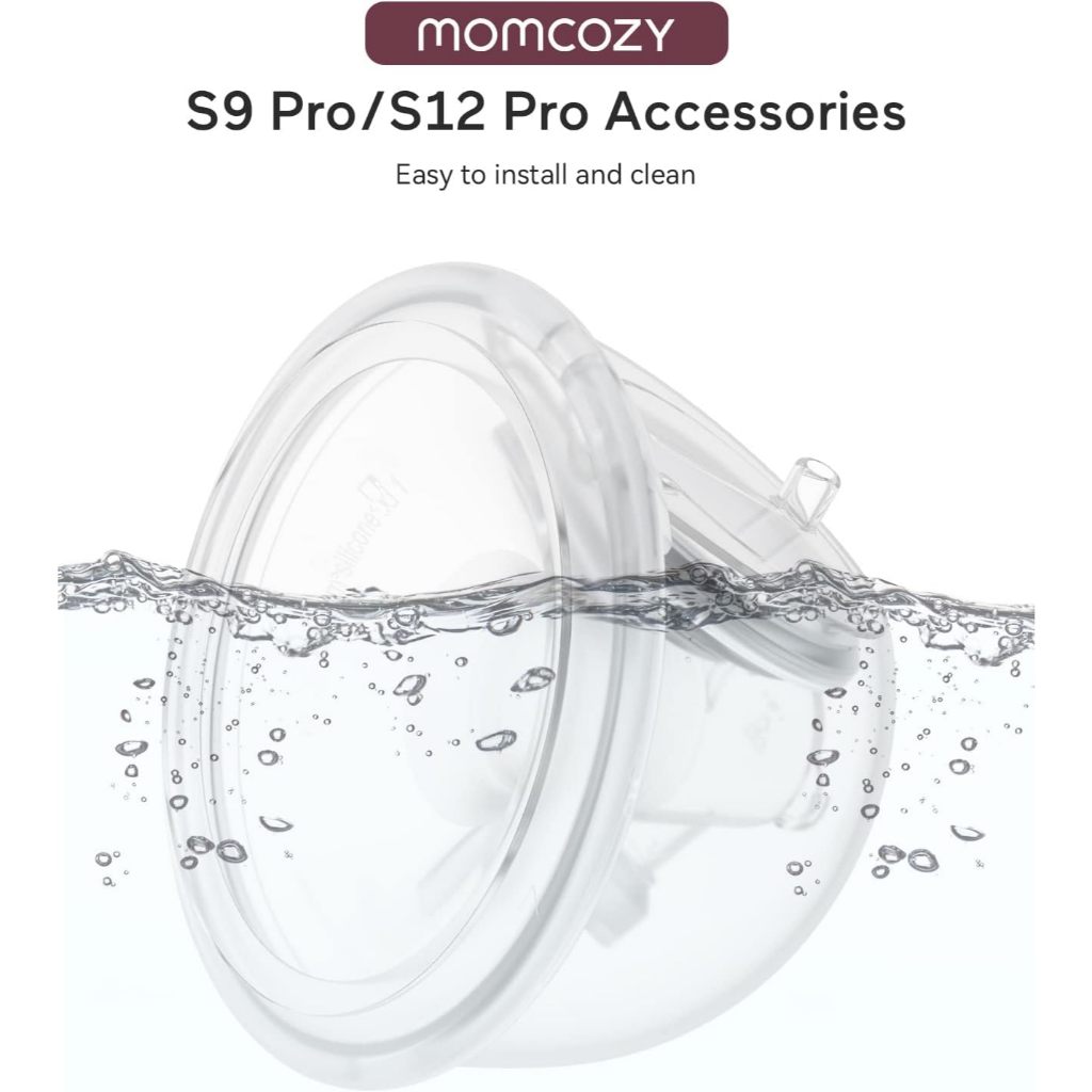 อุปกรณ์เสริมทดแทน Momcozy S9 Pro/S12 Pro ดั้งเดิมเข้ากันได้กับเครื่องปั๊มนม Momcozy S9 Pro/S12 Pro