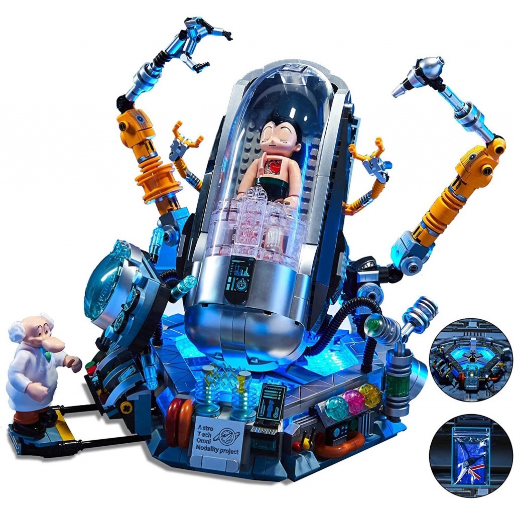 Perfect [Pantasy Astro Boy building kit] ชุดสร้างเย็นสําหรับผู้ใหญ่ โมเดลสร้างและจอแสดงผลสะสมสร้างสรรค์สําหรับบ้านหรือสํานักงาน ของขวัญวันเกิด ราคา ถูกที่สุด ดีลบีเคเค แกลเลอรีภาพที่ 9