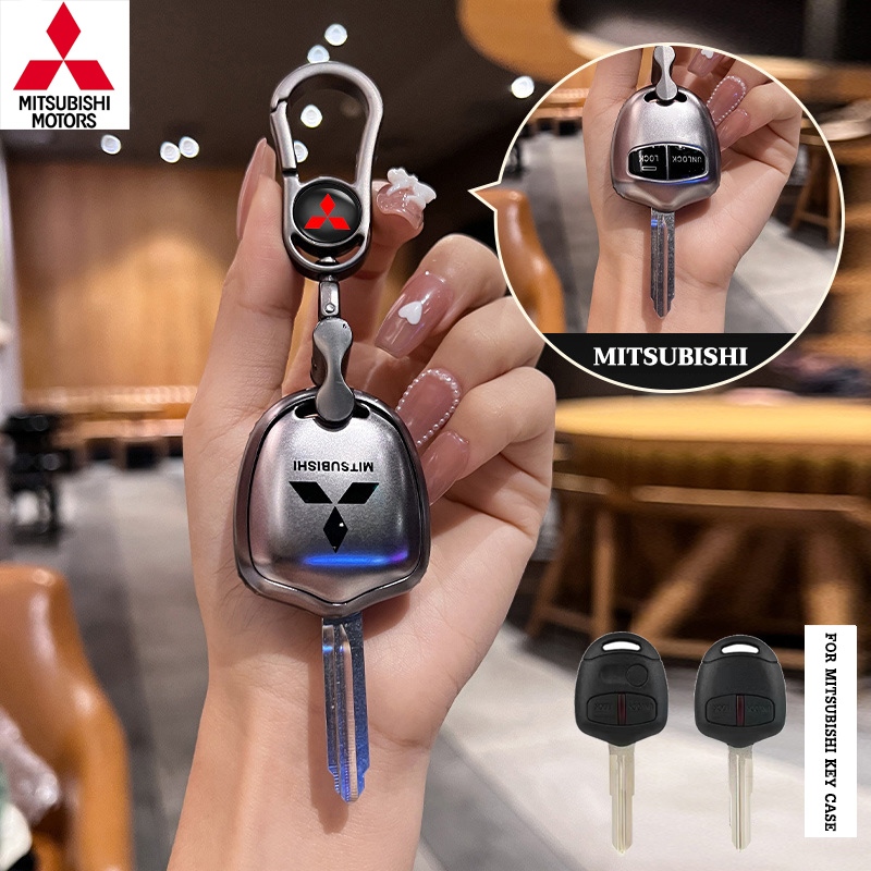2/3 ปุ่ม TPU ฝาครอบพวงกุญแจสําหรับ Mitsubishi Triton/Pajaro/Mirage/lancer ex/Attrage/Space/Wagon/Mirage GLX