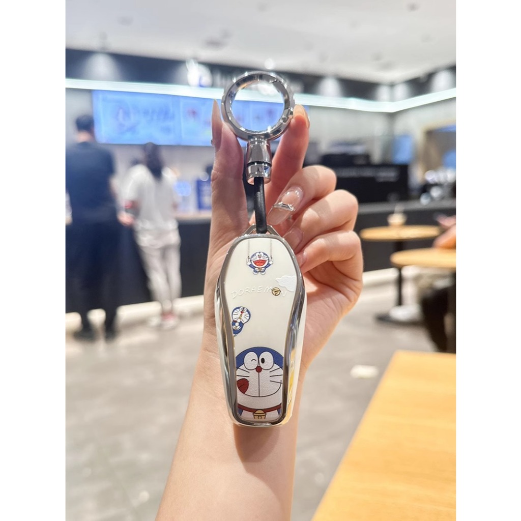 กุญแจรถสําหรับ BYD Atto 3/Dolphin/DIY รถ EV Key Case เหมาะสําหรับ BYD Atto 3 Han EV Dolphin เพลง PRO Max Tang DM หยวน Dolphin E2 Qin PLUS พวงกุญแจเกราะป้องกัน