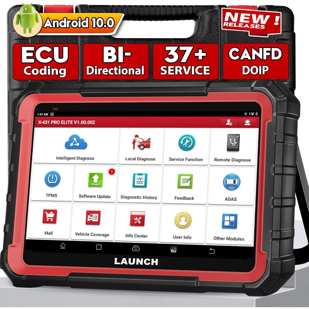 เปิดตัว X431 PRO ELITE Auto Full System เครื่องมือวินิจฉัยรถยนต์ Key Program สามารถ FD ออนไลน์ ECU การเขียนโปรแกรม Coding Active Tester OBD2