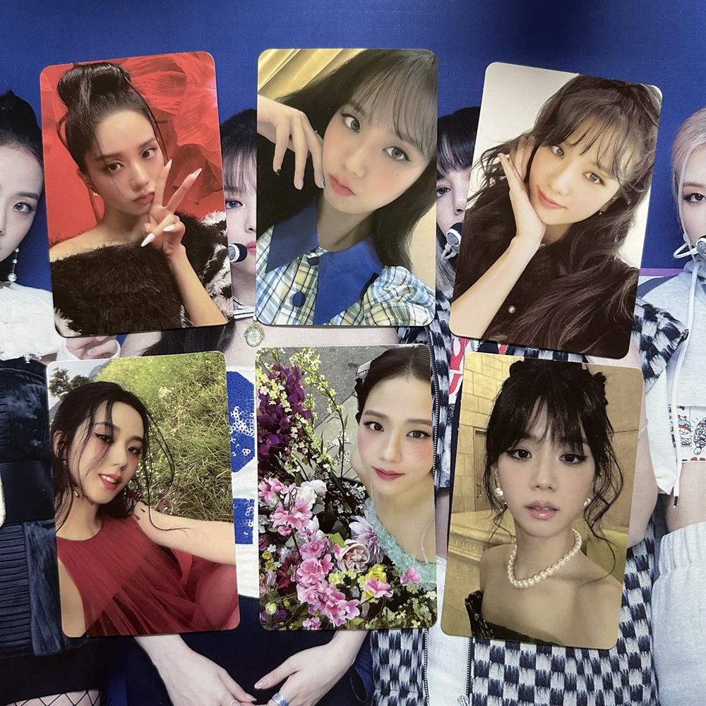 Jisoo photocard การ์ดอัลบั้มของแท้อย่างเป็นทางการ blackpink photocard kpop