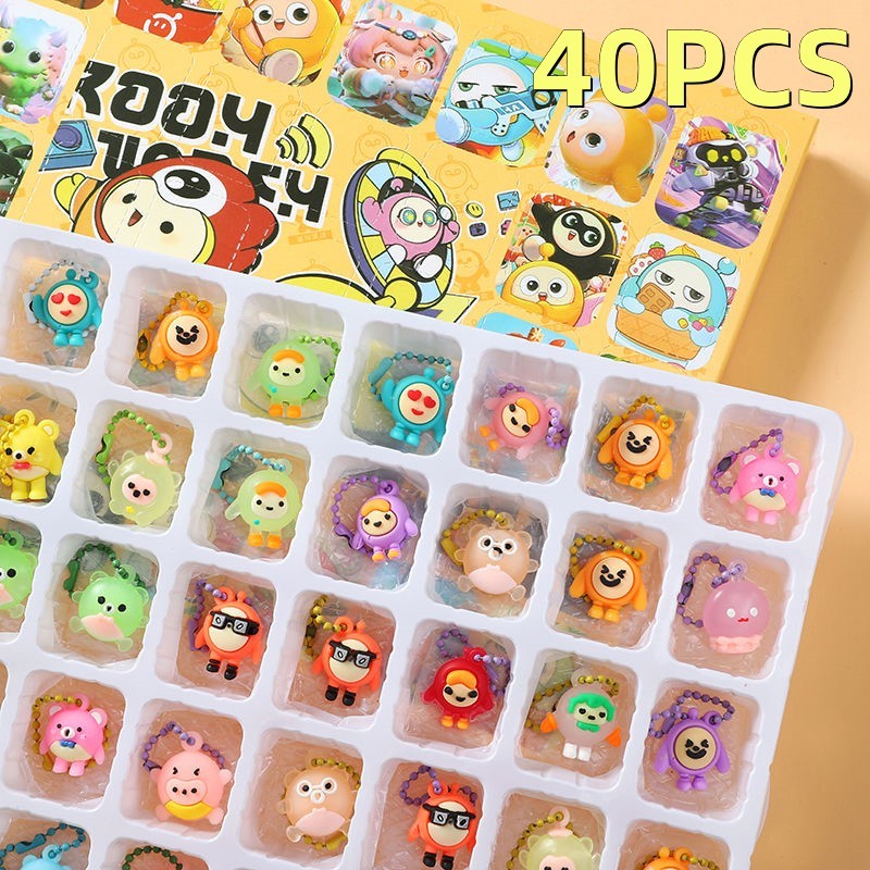 40 ไข่ปาร์ตี้ Dongdongle กล่องตาบอดตุ๊กตาเซอร์ไพรส์น่ารักของเล่นเด็กของขวัญคริสต์มาส