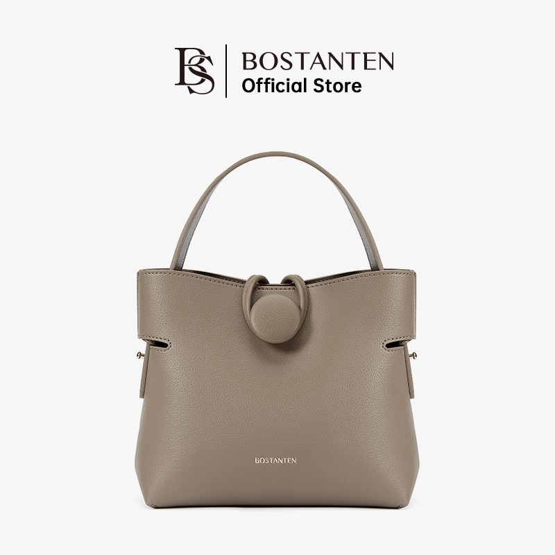 [มาใหม่]Bostanten กระเป๋าผู้หญิง ดีไซน์เรียบๆ กระเป๋าถือผู้หญิงที่แมทช์ได้กับเสื้อผ้าหลากหลาย