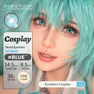 คอนแทคเลนส์ 1 คู่สีฟ้าสีม่วงสีแดงคอนแทคเลนส์คอสเพลย์ฮาโลวีนตาน่ารัก