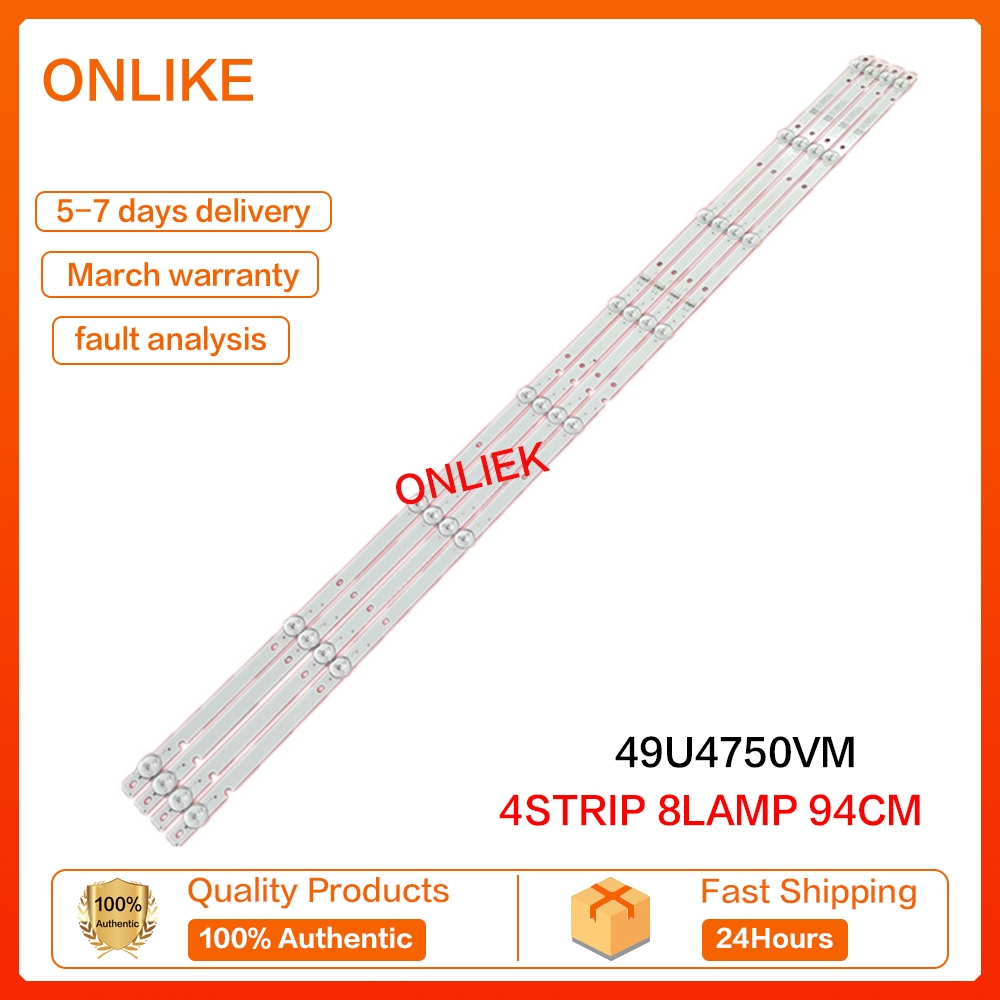 49l3750vm / 49U4750VM TOSHIBA 49 INCH LED TV BACKLIGHT ( LAMPU TV ) 49U4750 49L3750 49" BACKLIGHT TV