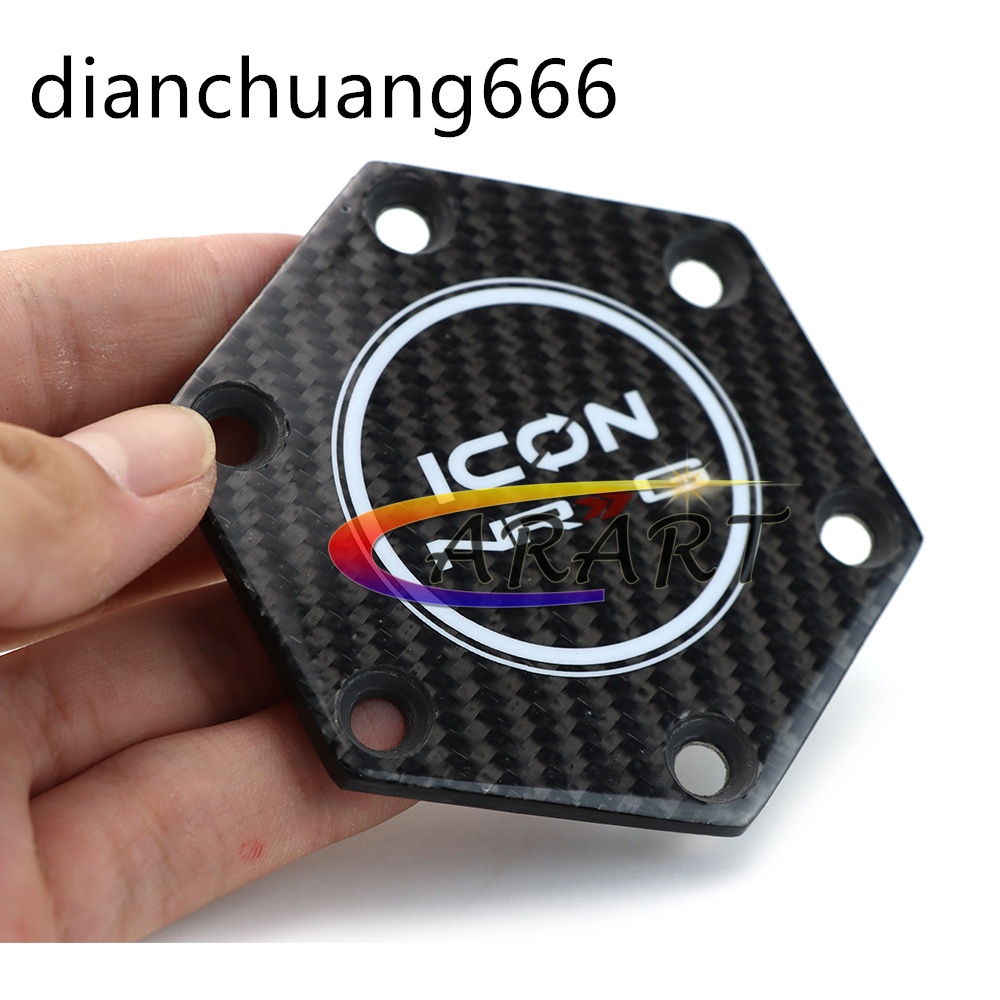 Nardi ND คาร์บอนไฟเบอร์ Universal Racing พวงมาลัยปุ่มชุดปุ่มคู่ NOS Skill ปุ่มฮอร์นภายนอก - รูปที่ 2