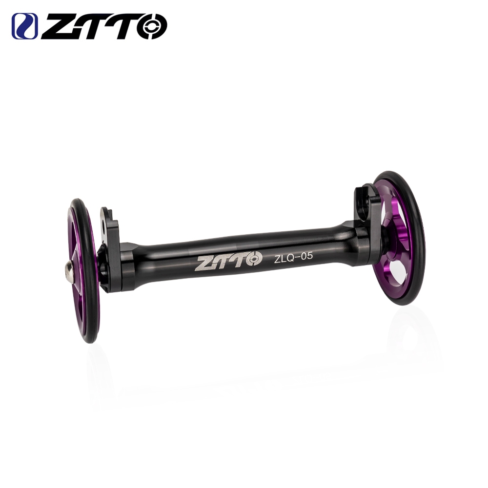 Ztto จักรยานพับ Telescopic ล้อ Extension Rod ZLQ05 2 แบริ่งปิดผนึก BMX จักรยานด้านหลัง Cargo Rack อะไหล่อลูมิเนียม