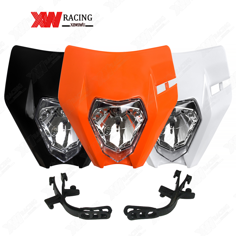 XW RACING วัตถุประสงค์ทั่วไป ไฟหน้ารถจักรยานยนต์ สำหรับ KTM EXC SX SXF XC XCF EXC XCW SMR 125 150 250 350 450 530
