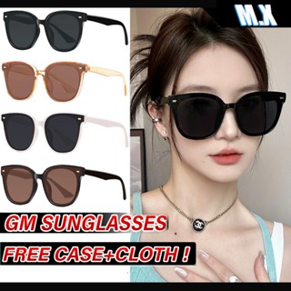 แว่นตากันแดด ทรงสี่เหลี่ยมสไตล์เกาหลี ป้องกันรังสียูวี ป้องก…