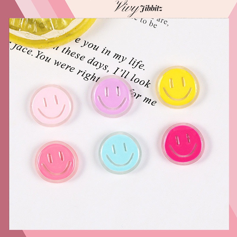 Jibbitz Crocs จิ๊บบิท ติดรองเท้า Smiling Face ของแทั Jibbitz Crocs เกาหลี 3D-005