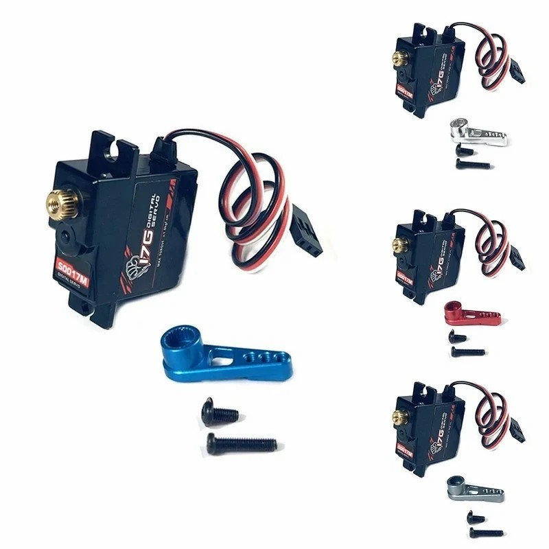 KOShobby โลหะเกียร์ Digital Servo S0017M 17G 3.5KG โลหะสําหรับ 1:18 1:16 1:12WPL C14 C24 D12 MN D90 
