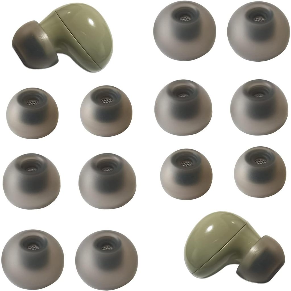 3 คู่ LMS ซิลิโคนหูเคล็ดลับสําหรับ Galaxy Buds 2 กันฝุ่นตาข่ายละเอียดเปลี่ยนหูฟังสําหรับ Samsung Galaxy Buds2/Galaxy Buds