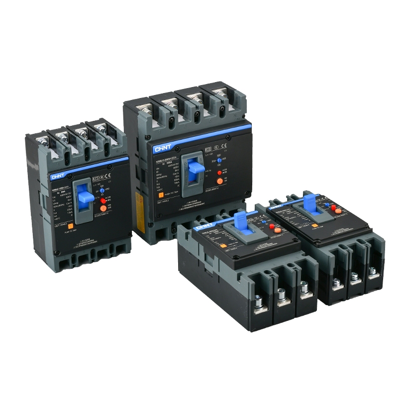 CHINT ELCB RCBO 63A-630A ป้องกันการรั่วไหล Circuit Breaker NXMLE Series NSX100 NSX100N NSX160 NSX160
