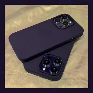 YOMI เคสโทรศัพท์มือถือแบบนิ่ม tpu แมตต์ ด้วยโลโก้ เคสไอโฟน สําหรับ iPhone 11 12 13 14 15 Pro Max XR XS Max 14 15 Plus