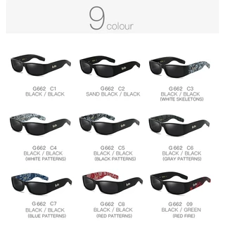 Gcotx แว่นกันแดดโพลาไรซ์ Men Y2K Brand Design West Coast