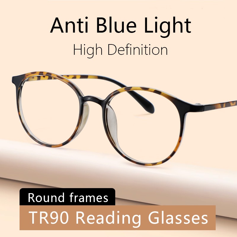 Superior Extremely Light แว่นตาอ่านหนังสือผู้หญิง TR90 กรอบ Blue Light Blocking เครื่องอ่านการ์ดคอมพิวเตอร์ขยายแว่นตา Presbyopic