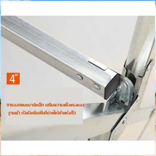 TQTQ ราวตากผ้า สแตนเลส แข็งแรง พับเก็บง่าย รูปทรงตัว ราวตากผ้าพับได้ X จัดเก็บสะดวกแข็งแรง ทนทาน