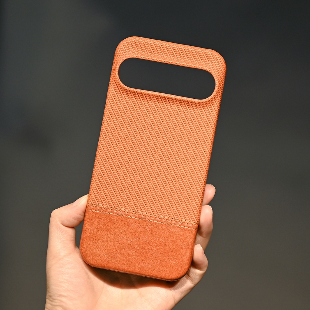 สําหรับ Google Pixel 10 9 8 8a Pro XL ปลอกผ้าแข็งเย็บหนังเคสโทรศัพท์
