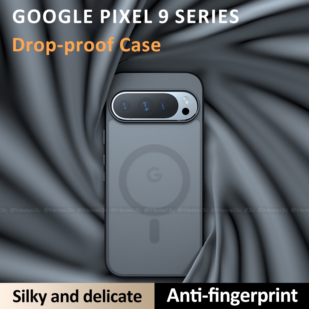 สําหรับ Google Pixel 9 8 8a 7a Pro XL ปลอกโปร่งแสง Matte Hard อะคริลิคเคสโทรศัพท์ฝาครอบ