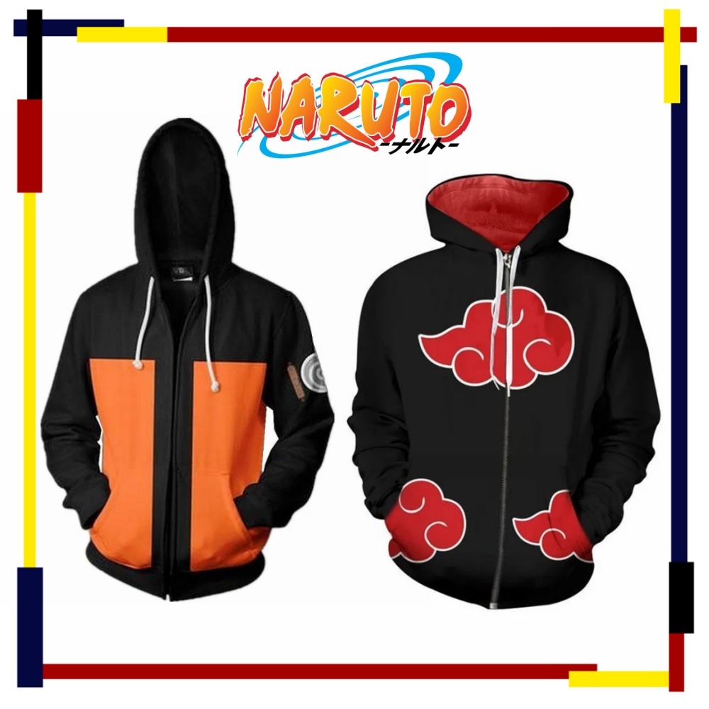 Naruto อะนิเมะการ์ตูน Akatsuki คอสเพลย์ Uchiha Itachi เสื้อกันหนาว 3D พิมพ์ Hooded เสื้อกันหนาว Coat
