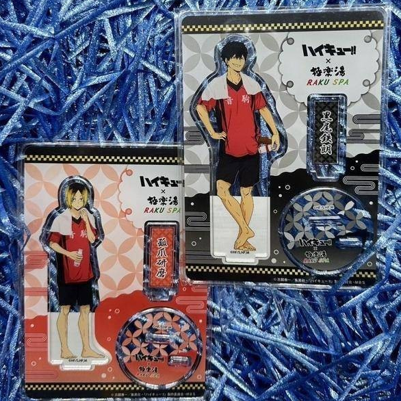 Haikyuu Onsen Series อะคริลิค Standee - Bokuto Kourarou และ Akashi Keiji - ตกแต่งเดสก์ท็อปที่สร้างสรรค์ - สินค้าอนิเมะ