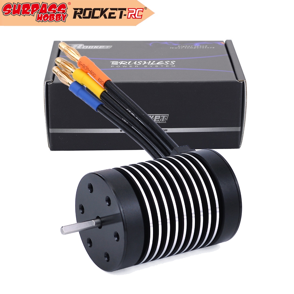 Surpass Hobby F540 3000KV 3300KV 3930KV 4370KV มอเตอร์ไร้แปรงสําหรับ 1/10 RC รถ Redcat ไฟฟ้า Volcano