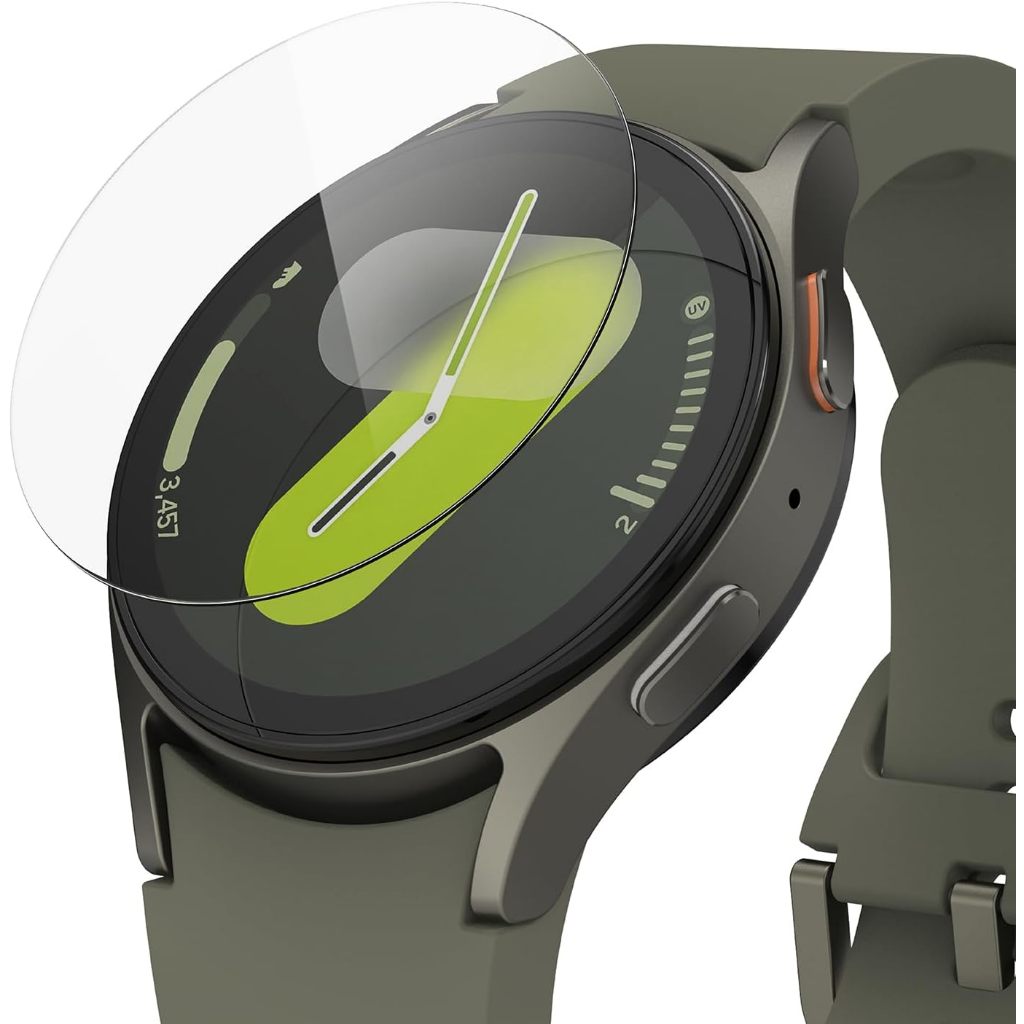 [4 แพ็ค] กระจกนิรภัยเข้ากันได้กับ Samsung Galaxy Watch 7 (40/44MM) ตัวป้องกันหน้าจอ, ป้องกันรอยขีดข่วน 9H ความแข็งป้องกัน