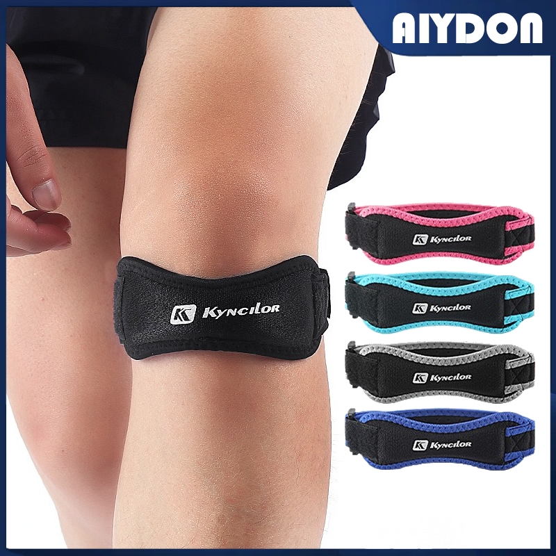 AIYDON สายรัดเข่า พยุงหัวเข่า ซิลิโคน ป้องกันการบาดเจ็บ ลดการบาดเจ็บรุนแรง