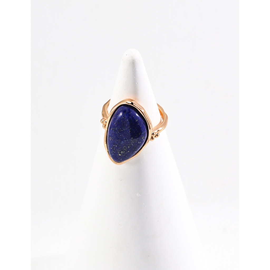 925 Silver Vintage Lapis Lazuli แหวน