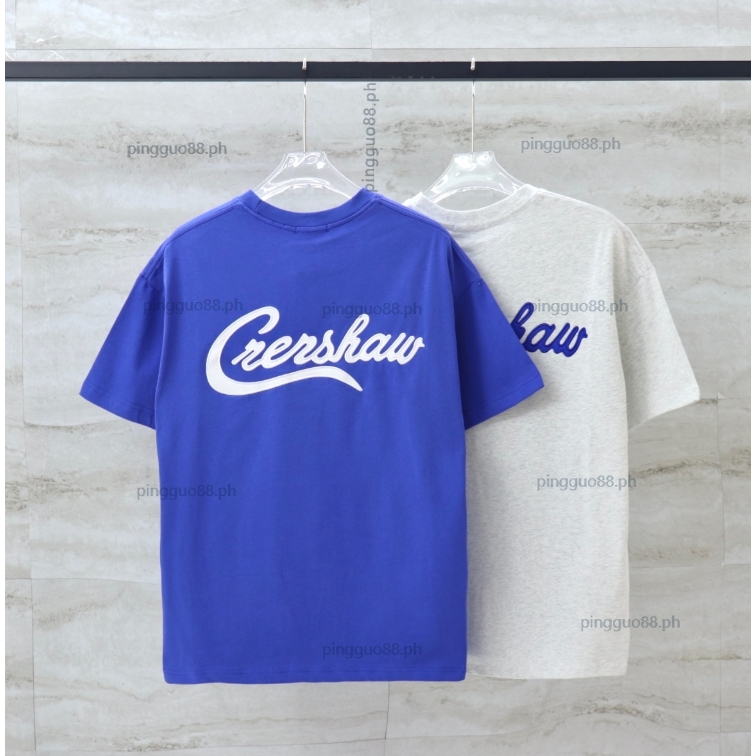 สปอตสปอตสปอต ❤❤ ฤดูร้อนใหม่ FAER OF GOD Double Track High Street แขนสั้นสีฟ้ารอบคอแขนสั้นเสื้อยืด