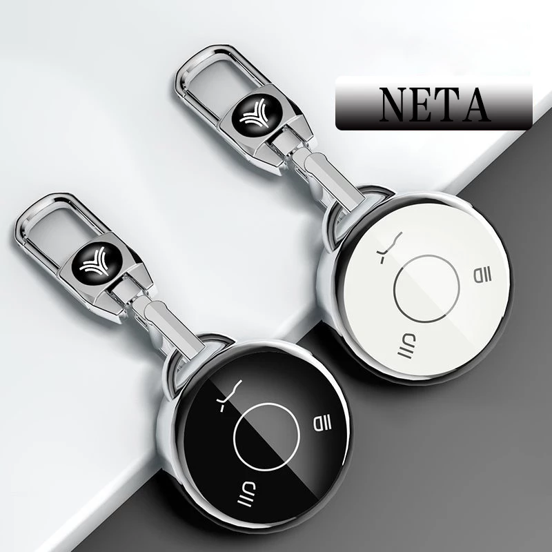Neta U-2 TPU ฝาครอบกุญแจรถสําหรับ U-II/NETA X/NETA AYA key Case Keyless สมาร์ท Entry key พวงกุญแจ