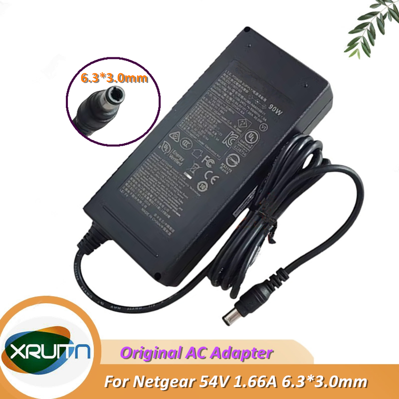 ต้นฉบับ NU90-N540166-l1 54V 1.66A 90W 332-11037-03 AC Adapter Charger สําหรับ NETGEAR NAS ITE แหล่งจ