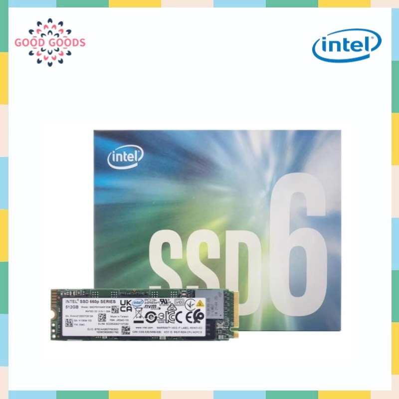 Intel 660P/665P/670P Series M.2 2280 512GB 1TB 2TB PCIe 3.0 x4, NVMe 3D2 QLC ไดรฟ์ Solid State ภายใน