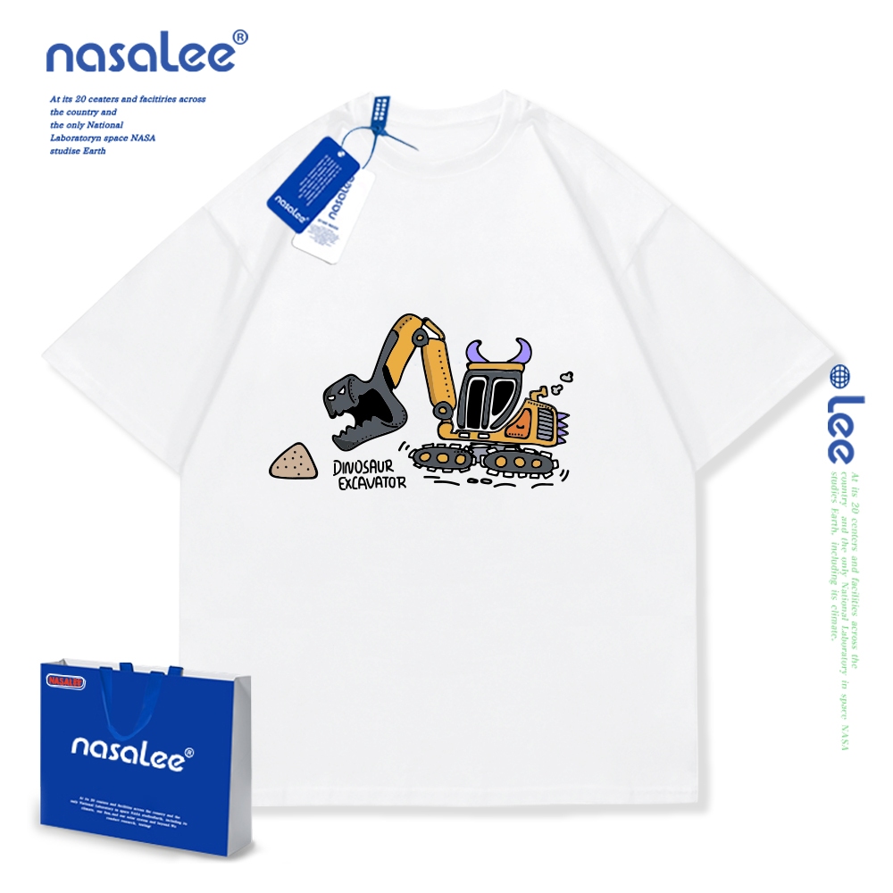 ซื้อ NASAเสื้อยืดแขนสั้นเด็กลายการ์ตูนน่ารัก เสื้อยืดคอกลม ผ้าคอตตอน เสื้อยืดเด็กไสตล์เกาหลี