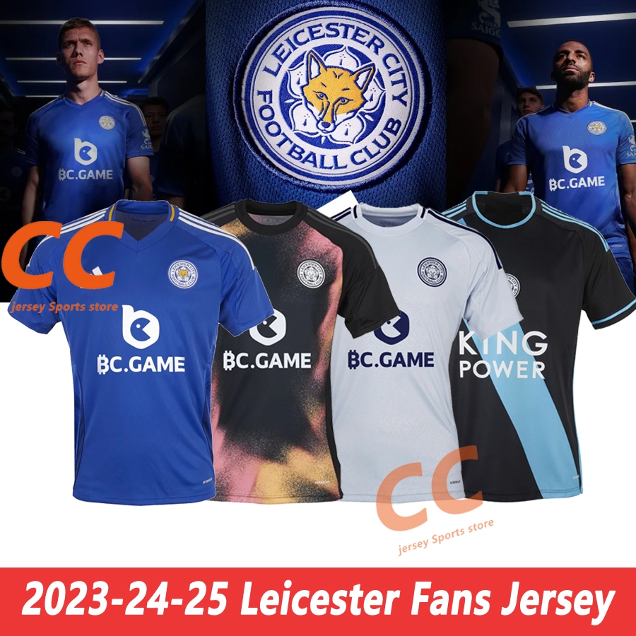 Leiceste.r เสื้อฟุตบอลเสื้อกีฬาเสื้อ 2023-24-25 คุณภาพสูง S-4XL แฟนรุ่น