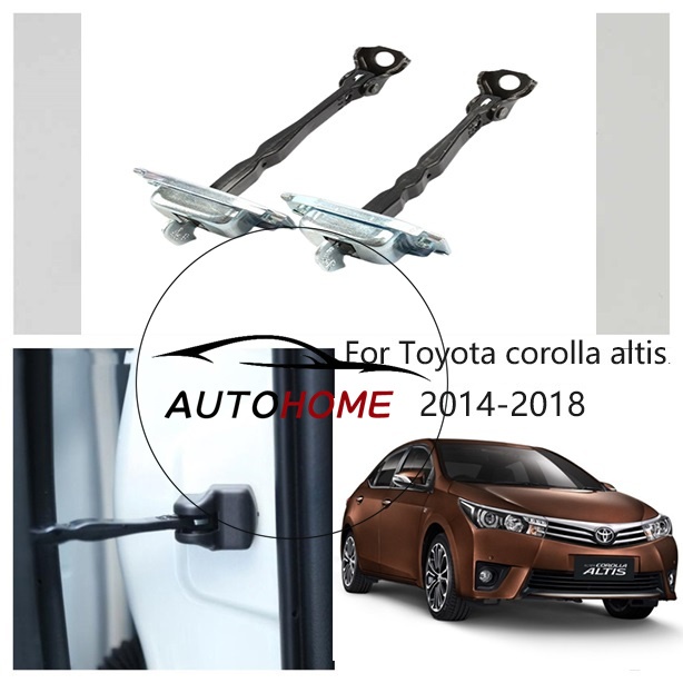 คุณภาพสูงกันชนประตูรถตรวจสอบประตูสําหรับ TOYOTA COROLLA Altis 2014 2015 2016 2017 2018 สายรัดตรวจสอบประตู Stay stopper