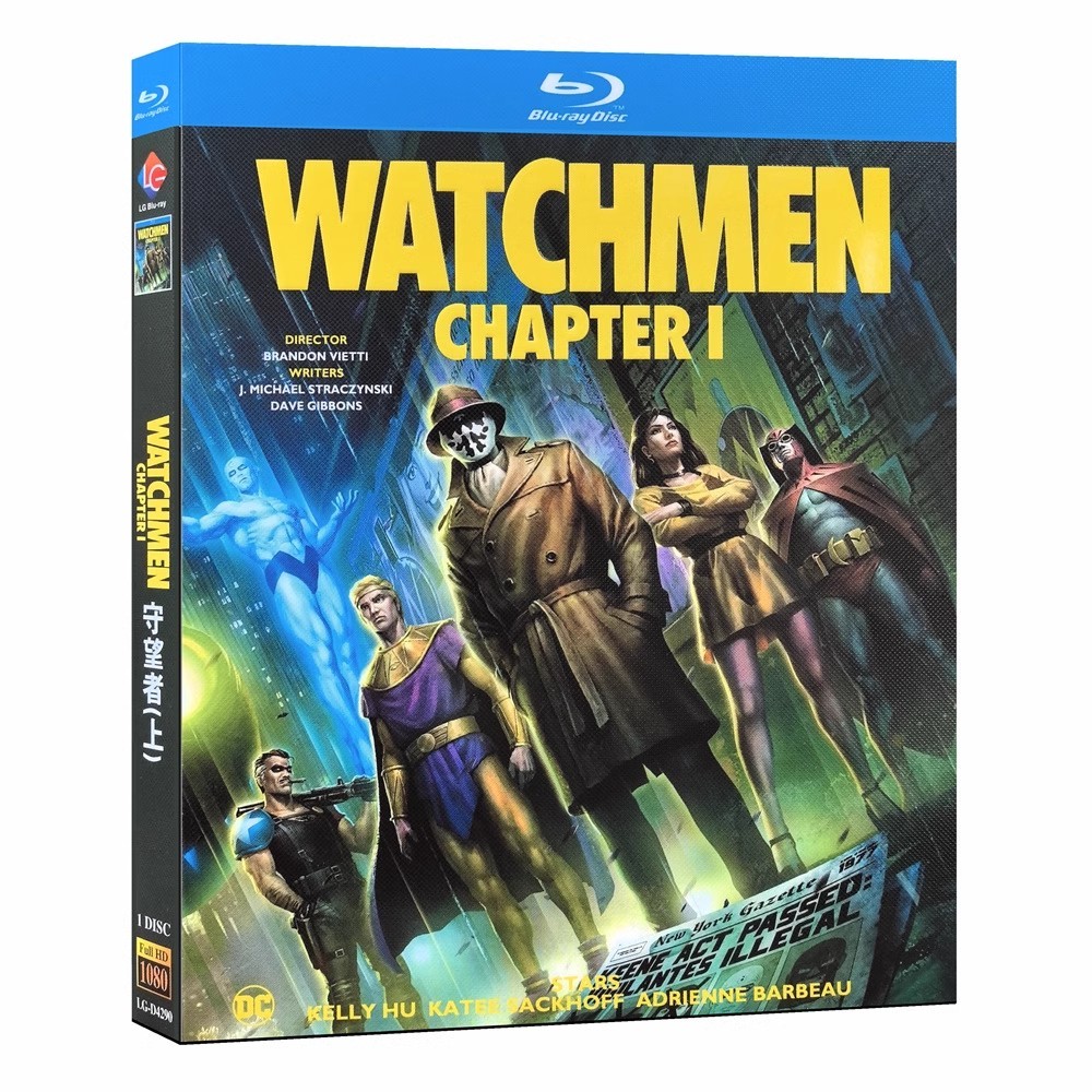 2024 ภาพยนตร์อนิเมะ Blu-ray Watchmen Chapter I 1080P Hobby Collection