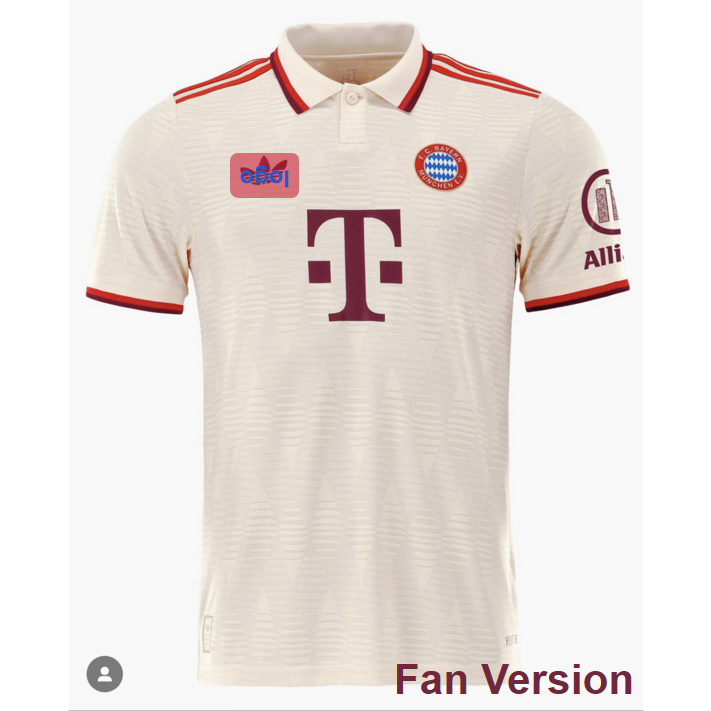Pre Sale24-25 เกม Bayern Second away [Fan Version] เสื้อฟุตบอล S-4XL * คุณภาพสูง*