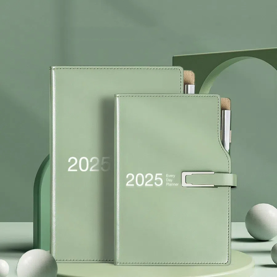 2025 Agenda Planner Organizer ไดอารี่ A5 A6 โน้ตบุ๊ครายวันเครื่องเขียน Bullet Notepad ปฏิทิน Sketchbook Office หมายเหตุหนังสือ