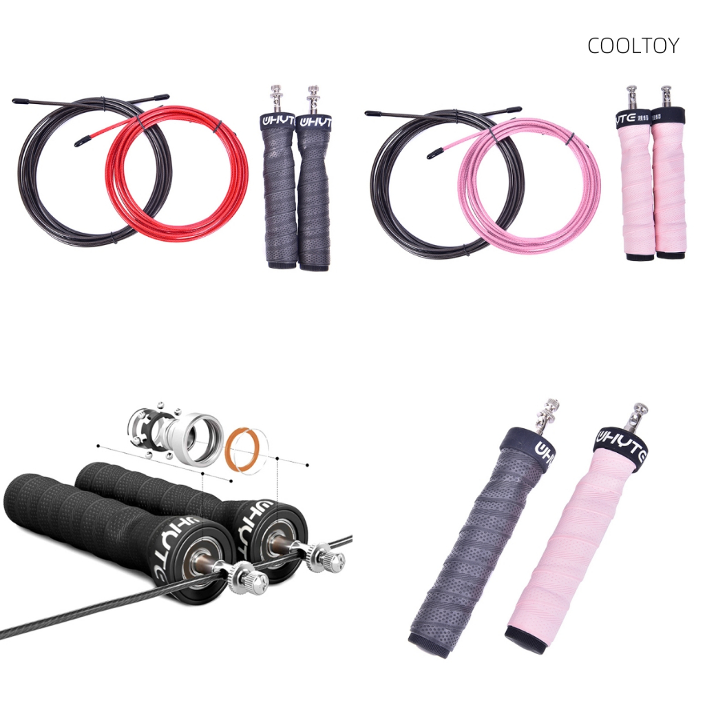 Cooltoy เชือกกระโดด Crossfit Speed & Weighted Jump Ropes พร้อม Speed Cable Ball