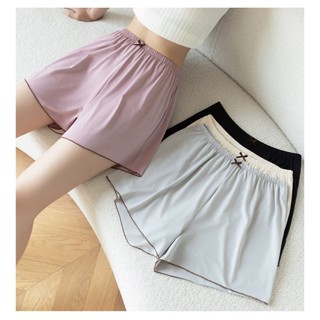 หยิงเปา ม-4เอ็กแอล กางเกงนิรภัยผู้หญิงเอวยางยืดบางฤดูร้อนสาว…