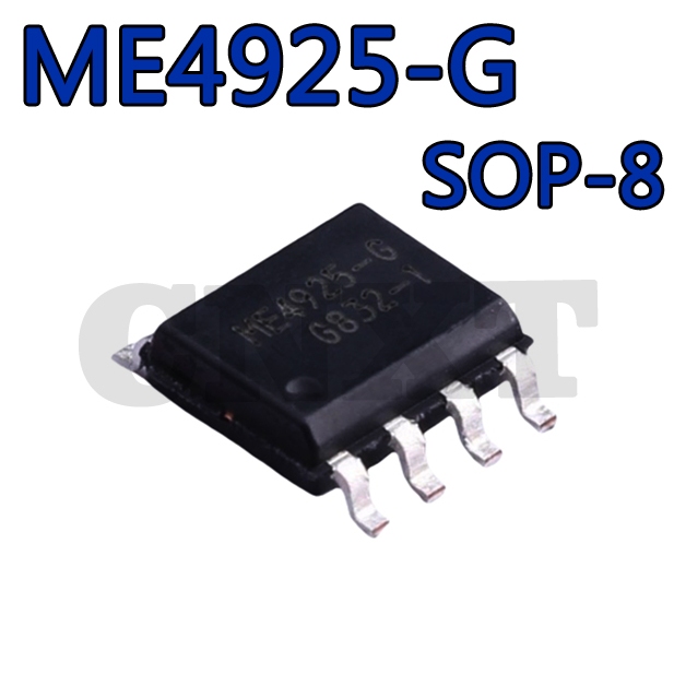 10pcs ME4925 ME4925-G SOP-8P Channel Field Effect Tube 30V 8A 2W ยี่ห้อใหม่