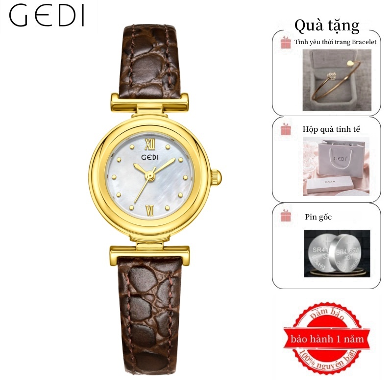 นาฬิกาผู้หญิง GEDI 13076 เข็มขัด